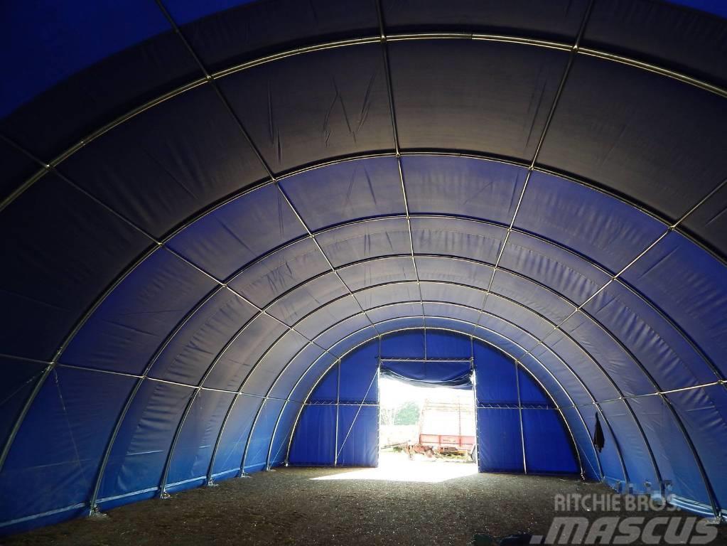  12m széles szimplavas félköríves raktár sátor Muu