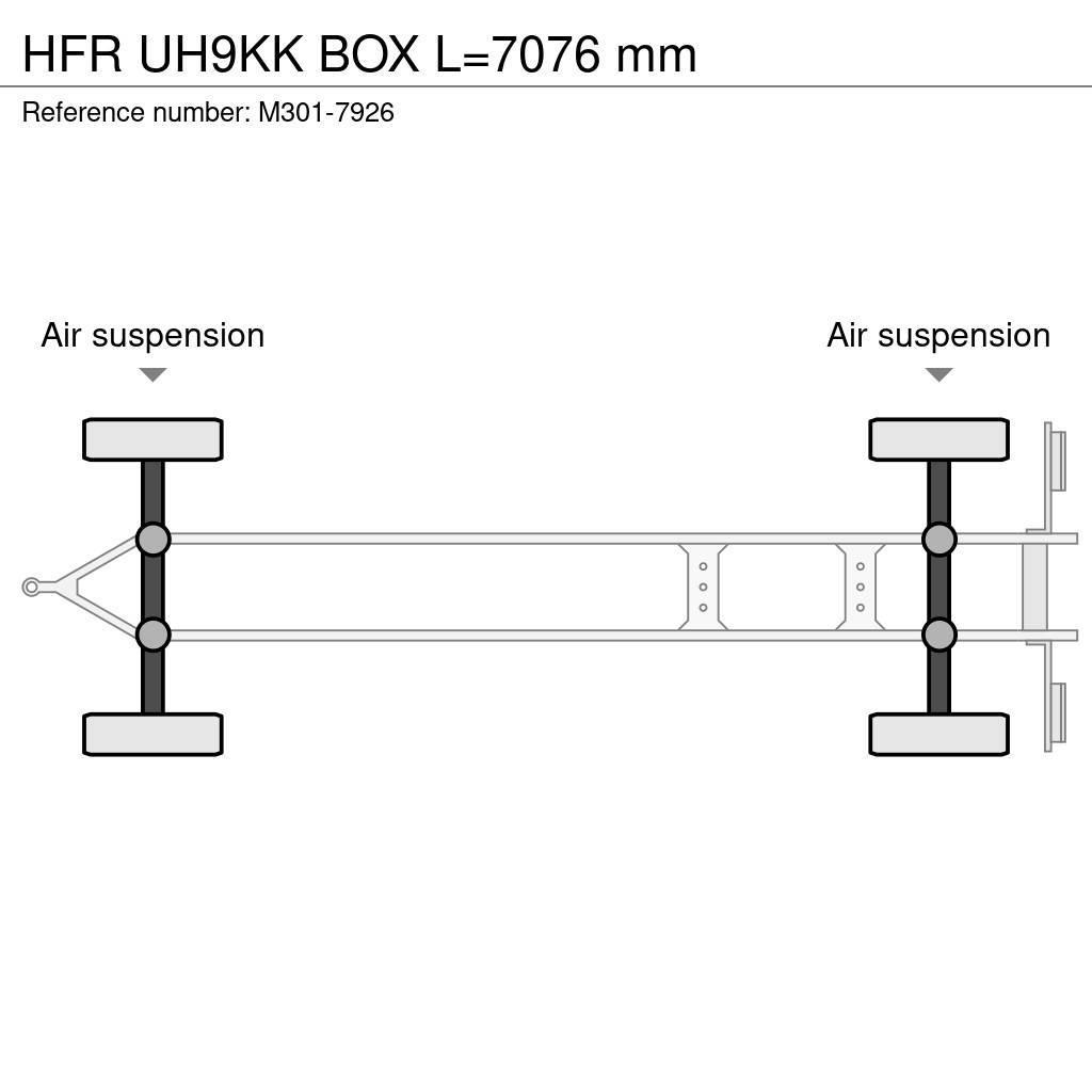 HFR UH9KK BOX L=7076 mm Furgoonhaagised