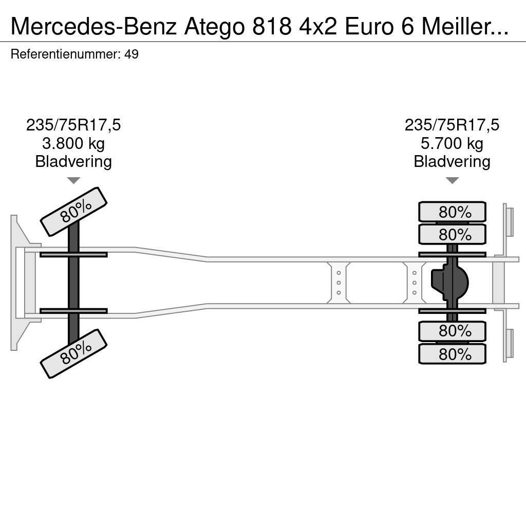 Mercedes-Benz Atego 818 4x2 Euro 6 Meiller 3 Seitenkipper Palfin Maastikutõstukid