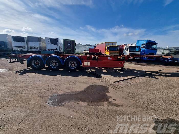  Dennisson 3 AXLE CONTAINER CHASSIS 40 FT 2X20 FT 3 Konteinerveo poolhaagised