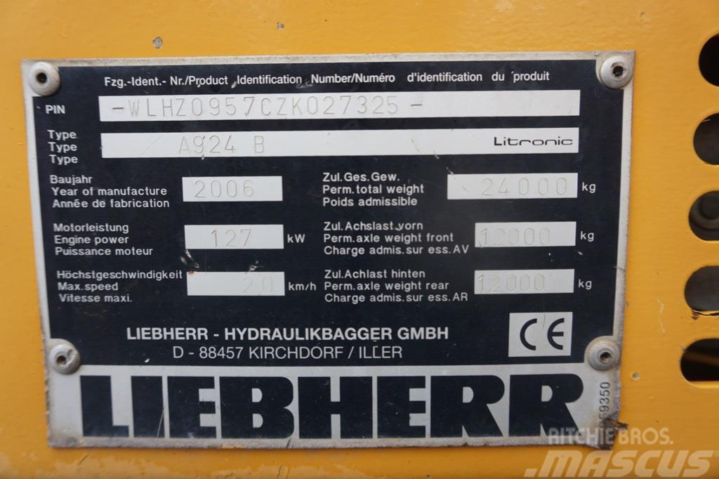 Liebherr A 924 B Litronic Materjalikäitlusmasinad