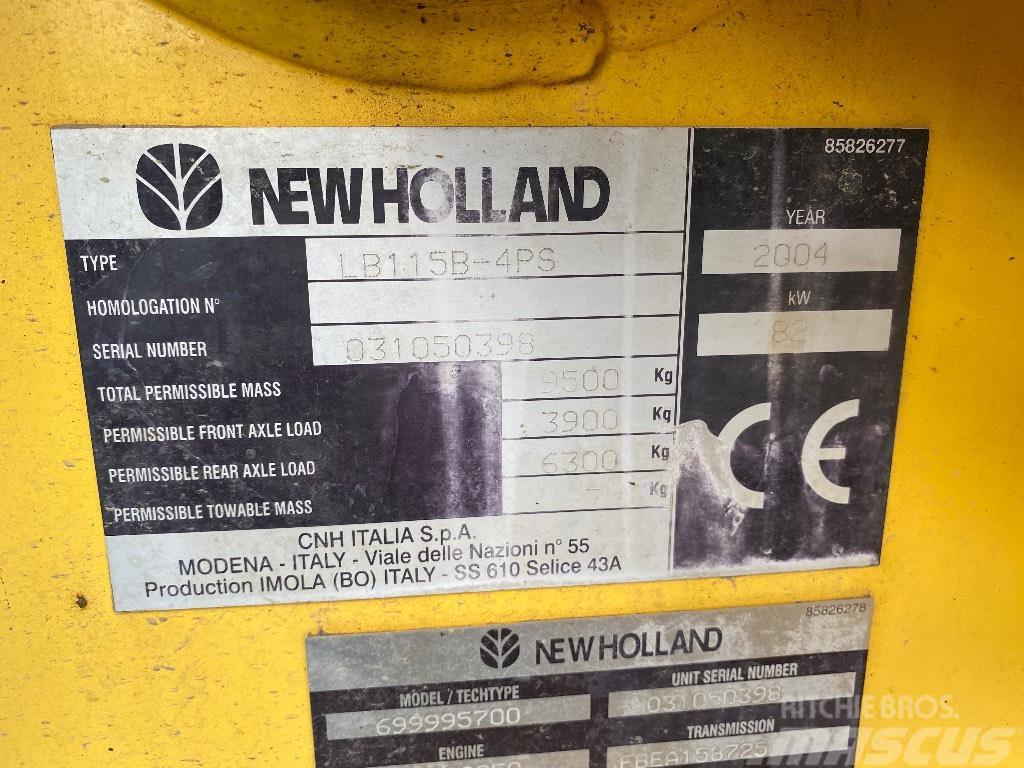 New Holland LB 115-4 PS Ekskavaatorlaadurid