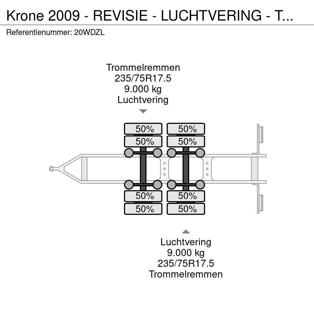Krone 2009 - REVISIE - LUCHTVERING - TROMMELREM Autotreilerid