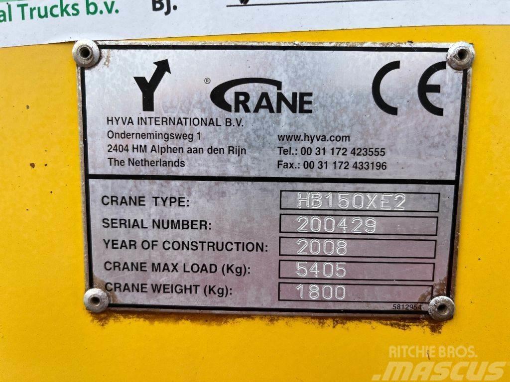 Hyva HB150 XE2 Crane / Kraan / Autolaadkraan / Ladekran Maastikutõstukid