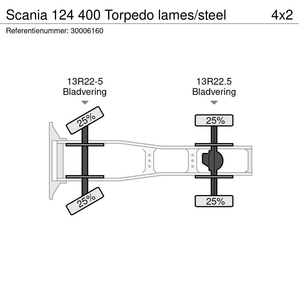 Scania 124 400 Torpedo lames/steel Sadulveokid