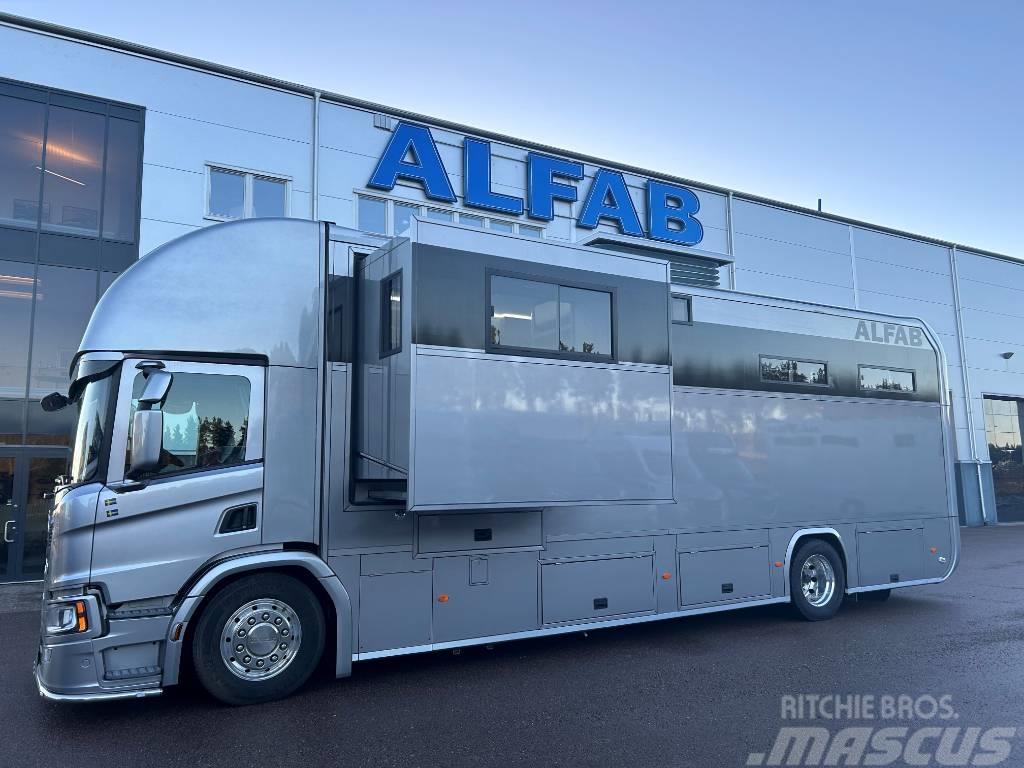 Scania P280 ALFAB Professional hästlastbil Loomaveokid