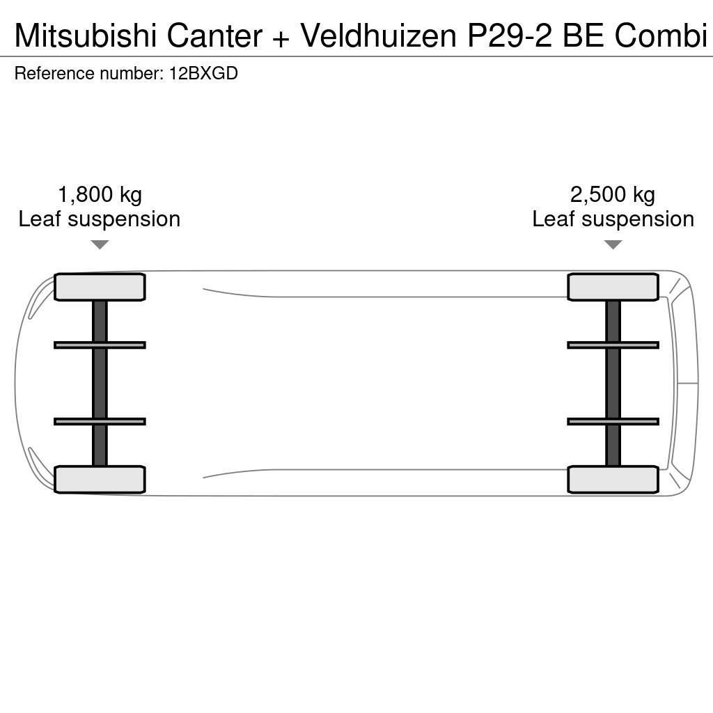 Mitsubishi Canter + Veldhuizen P29-2 BE Combi Muu