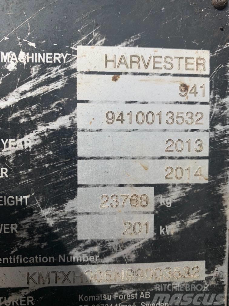 Komatsu 941.1 Harvesterid