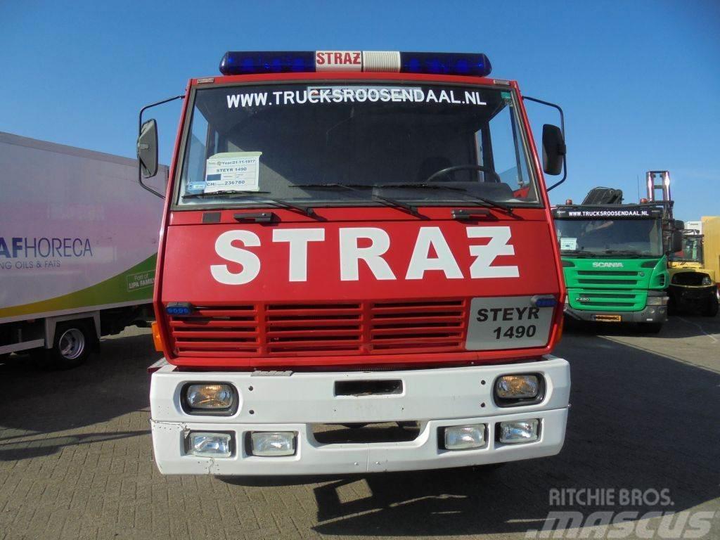 Steyr 1490 + Manual + 6X6 + 16000 L + TATRA Tuletõrjeautod