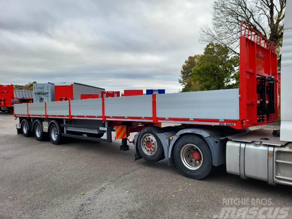 Kel-Berg D530V Åpen trailer Delbelastning 27 tonn Madelpoolhaagised