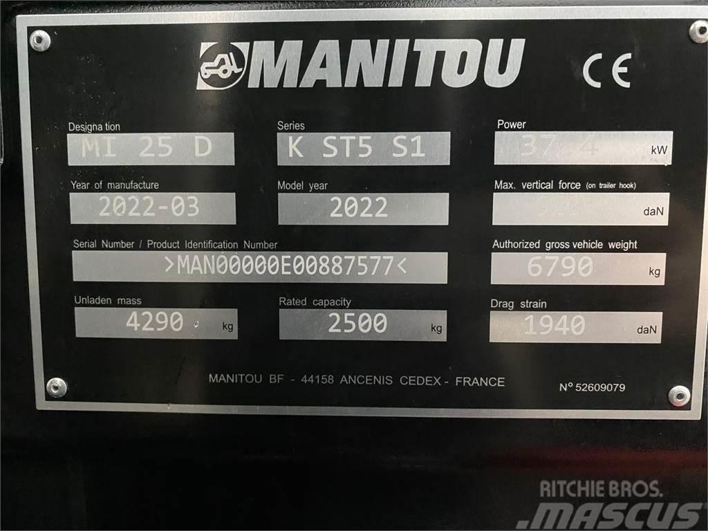 Manitou MI25D K ST5 Kahveltõstukid - muud