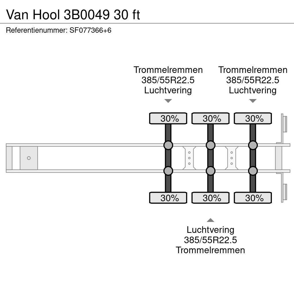 Van Hool 3B0049 30 ft Konteinerveo poolhaagised