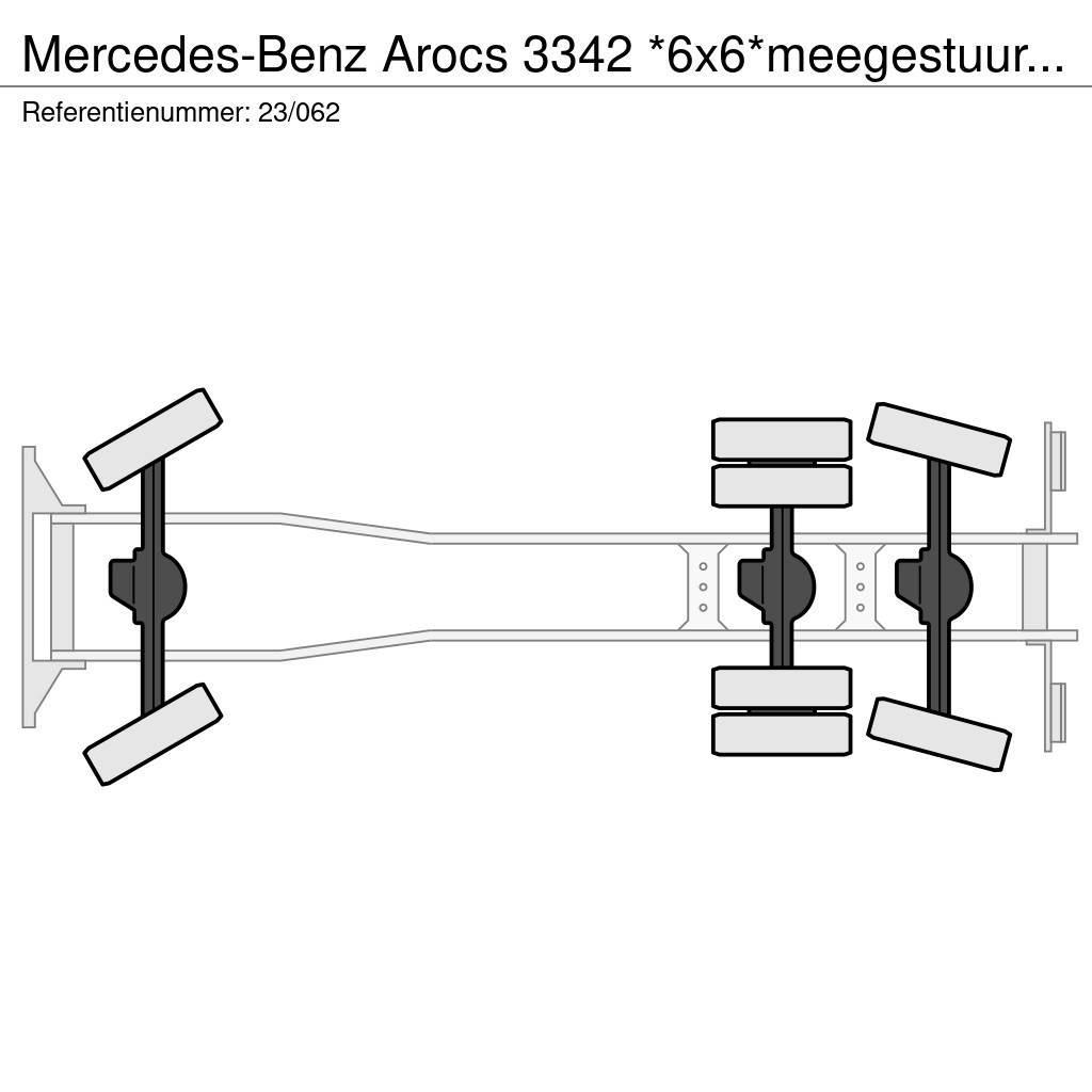 Mercedes-Benz Arocs 3342 *6x6*meegestuurd as*2zijdige kipper*Air Kallurid