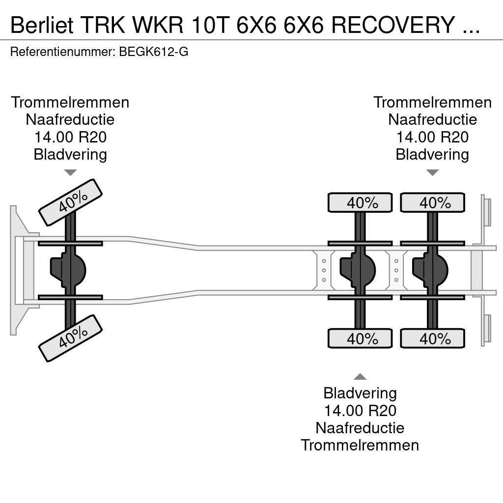 Berliet TRK WKR 10T 6X6 6X6 RECOVERY TRUCK 8589 KM Puksiirid