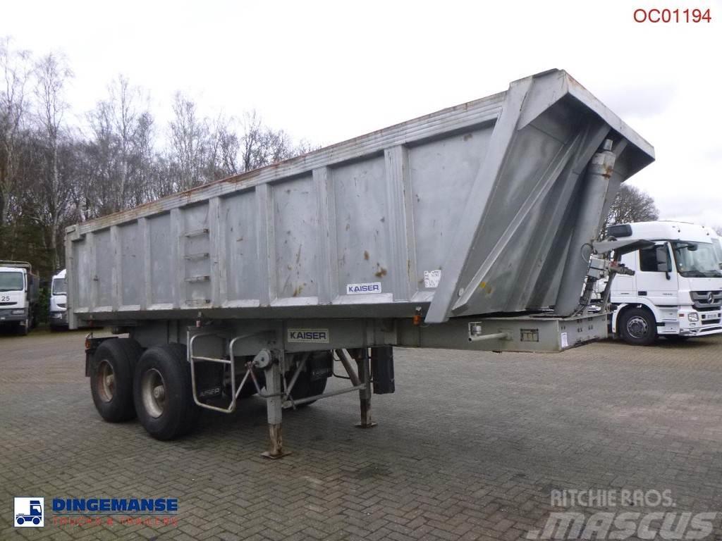 Robuste Kaiser Tipper trailer steel 24 m3 + tarpaulin Kallur-poolhaagised