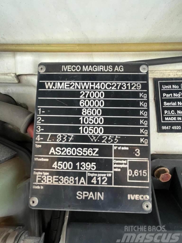 Iveco STRALIS 560 6X4 EURO 5 + HOOKLIFT HIAB Konksliftveokid