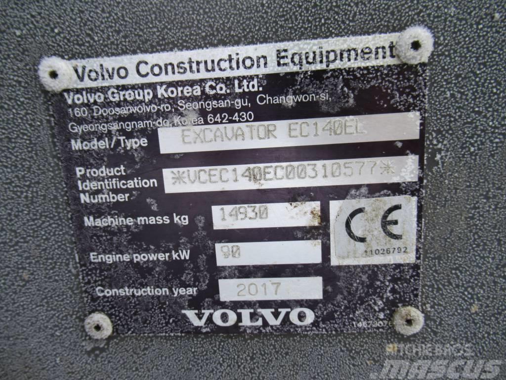 Volvo EC 140 E L Roomikekskavaatorid