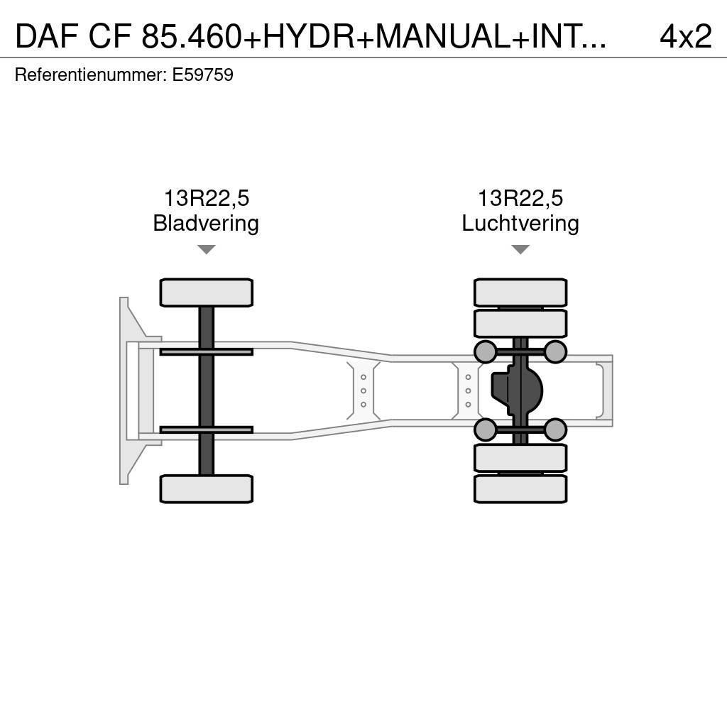 DAF CF 85.460+HYDR+MANUAL+INTARDER Sadulveokid