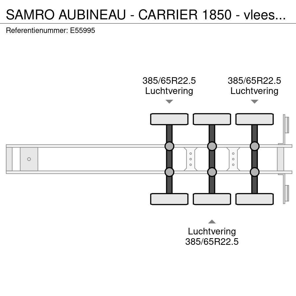 Samro AUBINEAU - CARRIER 1850 - vlees/viande/meat/fleisc Külmikpoolhaagised