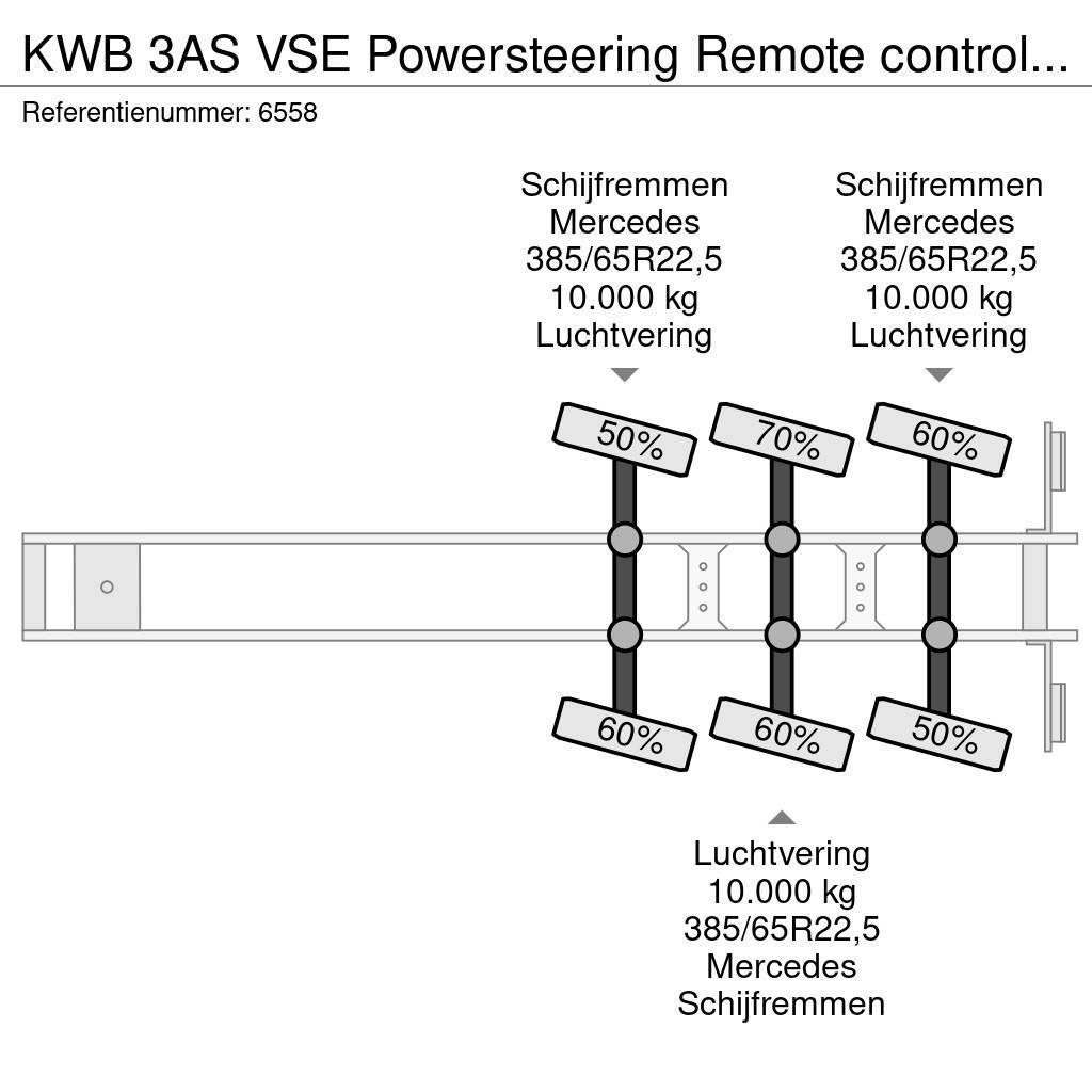  Kwb 3AS VSE Powersteering Remote controlled telesk Madelpoolhaagised
