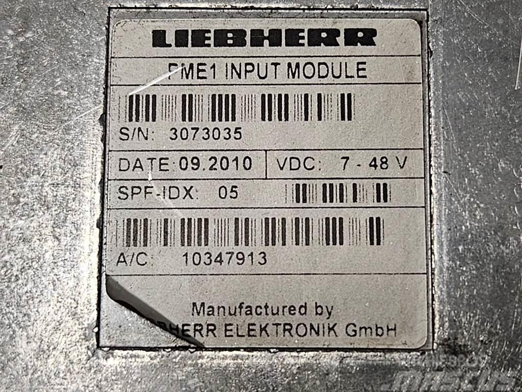 Liebherr LH80-10347913-PME1 INPUT-Control box/Steuermodul Elektroonikaseadmed