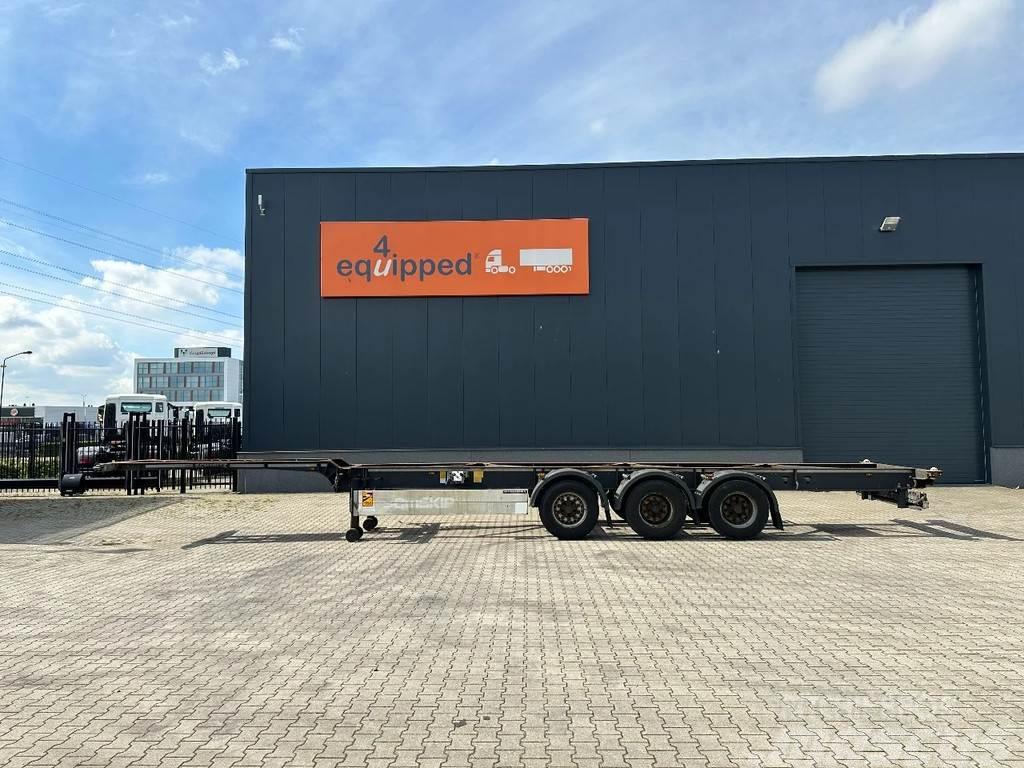 Schmitz Cargobull 45FT HC, empty weight: 4.240kg, BPW+drum, NL-chass Konteinerveo poolhaagised