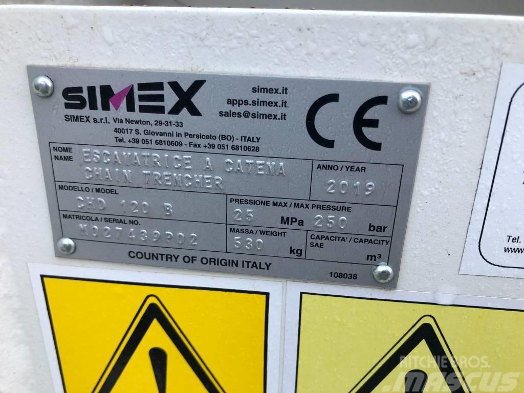 Simex Kedjegrävare CHD 120B Ekskavaatorikopad ja lisaseadmed