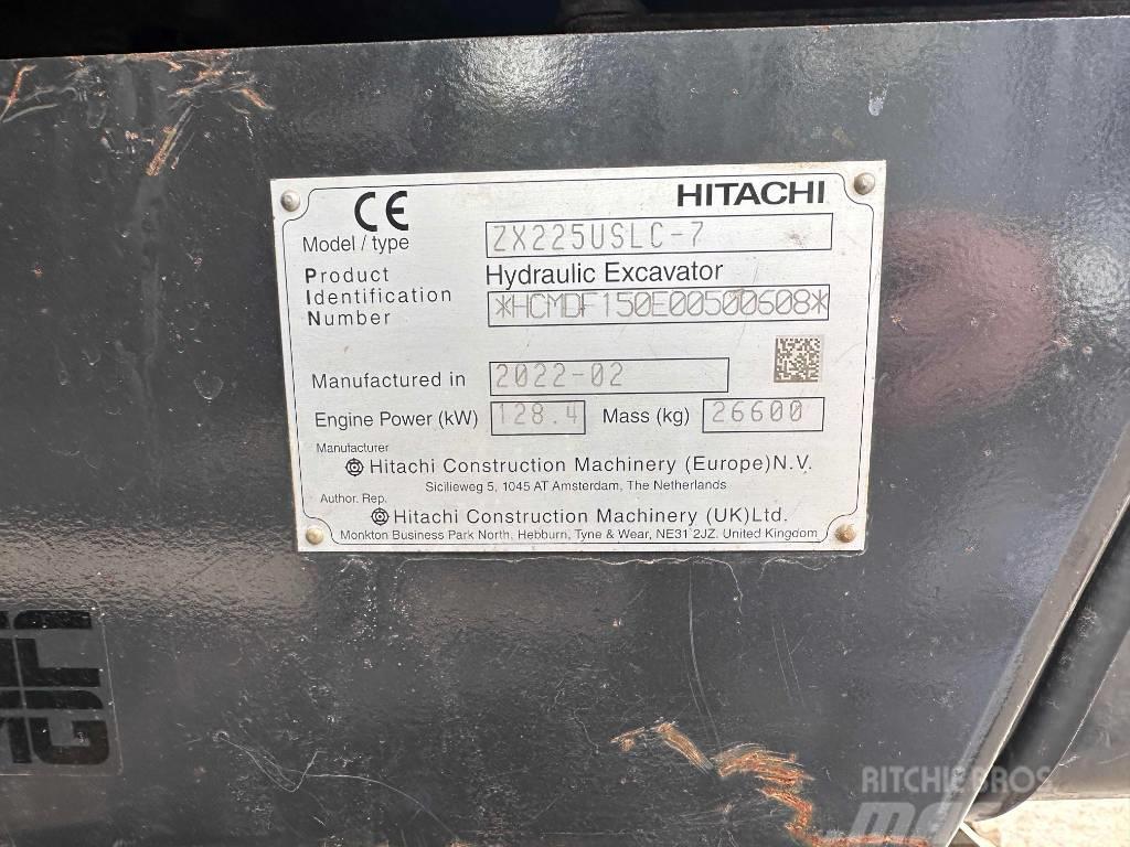 Hitachi ZX 225 uslc-7 Roomikekskavaatorid