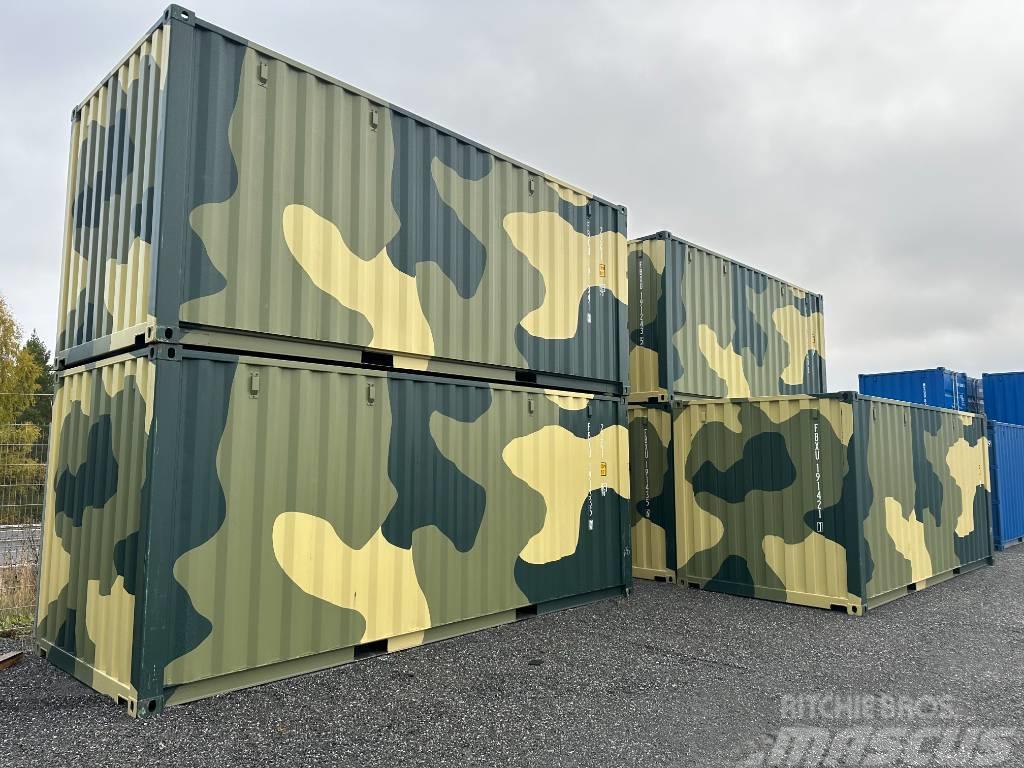  Sjöfartscontainer nya 20fots Camouflage Container Merekonteinerid