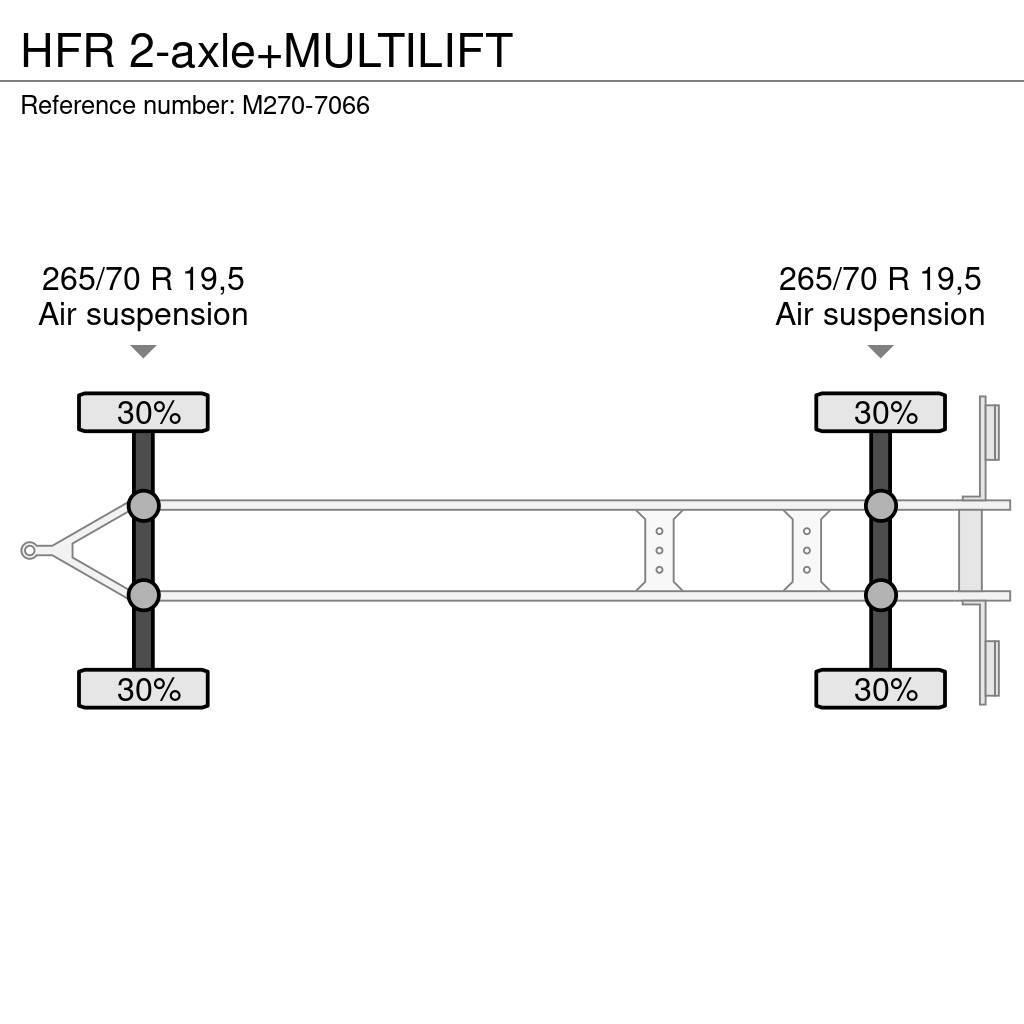 HFR 2-axle+MULTILIFT Muud haagised