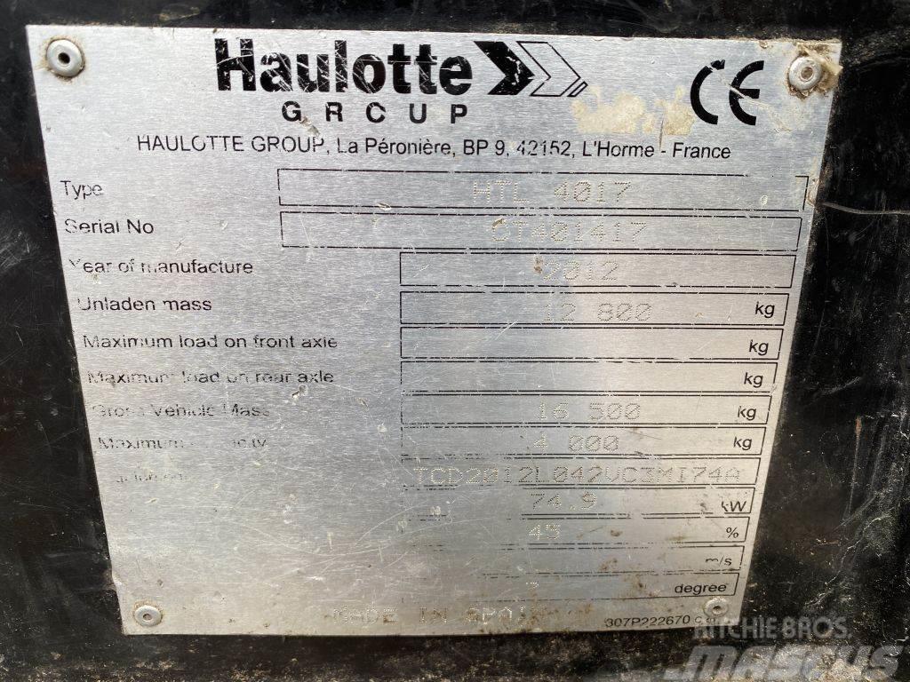Haulotte HTL 4017 - 4X4X4 - 5.617 HOURS - 17 METER - 4.000 Teleskooplaadurid