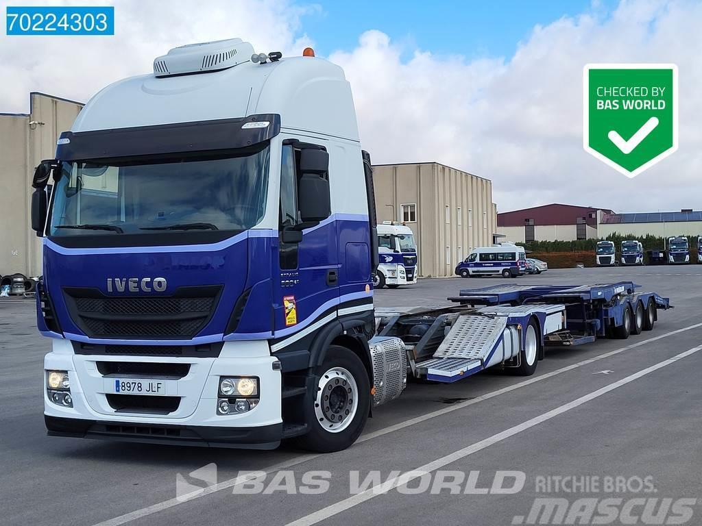 Iveco Stralis 500 4X2 ROLFO Truck transporter Standklima Autoveokid