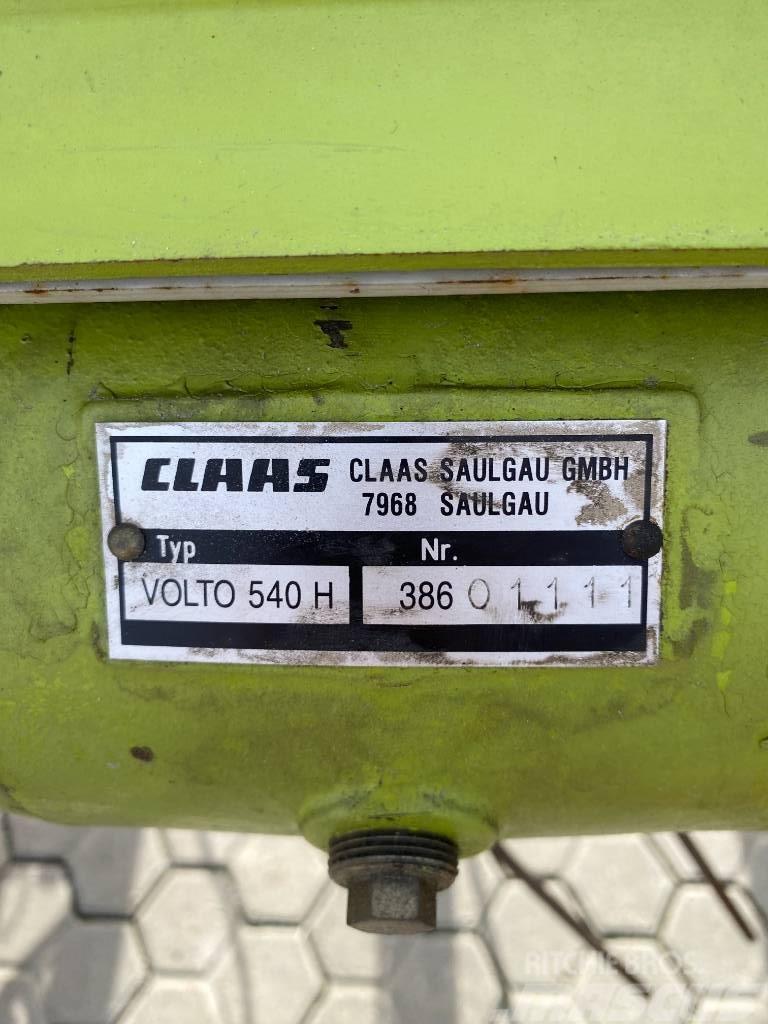 CLAAS Volto 540 H Vaalutid ja kaarutid