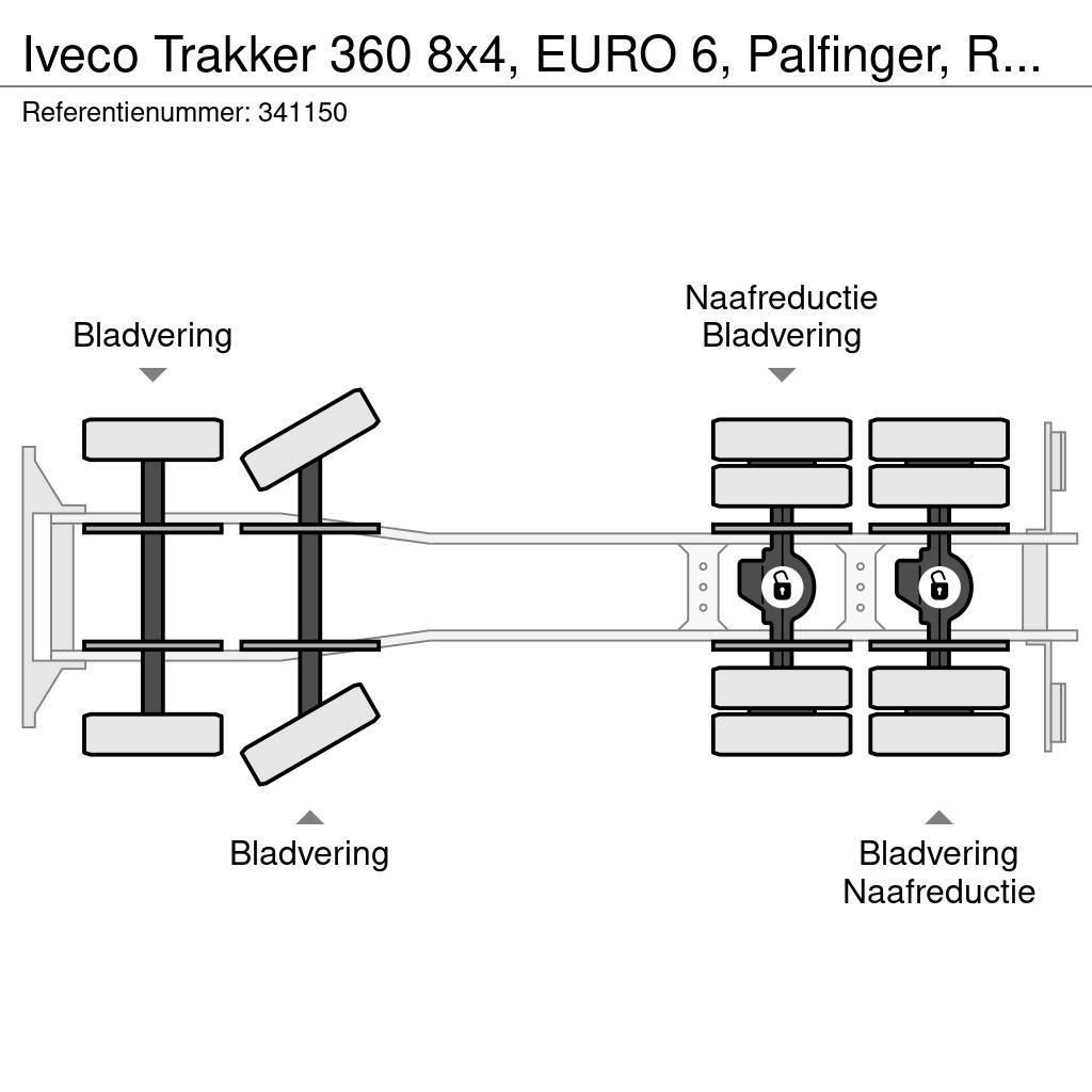 Iveco Trakker 360 8x4, EURO 6, Palfinger, Remote Madelautod