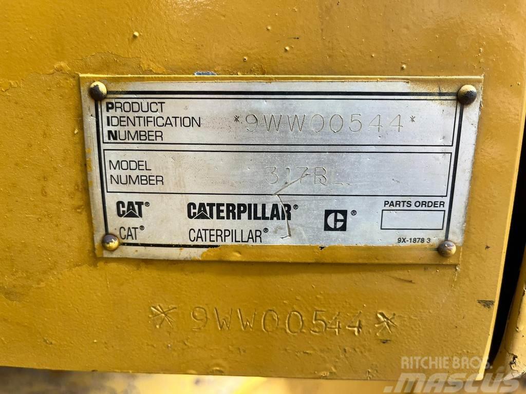 CAT 317BL - CE certified / Triple boom Roomikekskavaatorid