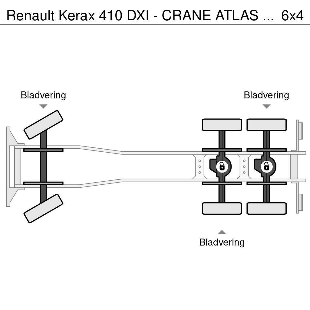 Renault Kerax 410 DXI - CRANE ATLAS 16T/M - 2 WAY TIPPER 6 Kallurid