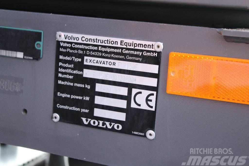 Volvo EWR 150 E / Engcon, Leica 3D, Rasvari, ym! Ratasekskavaatorid