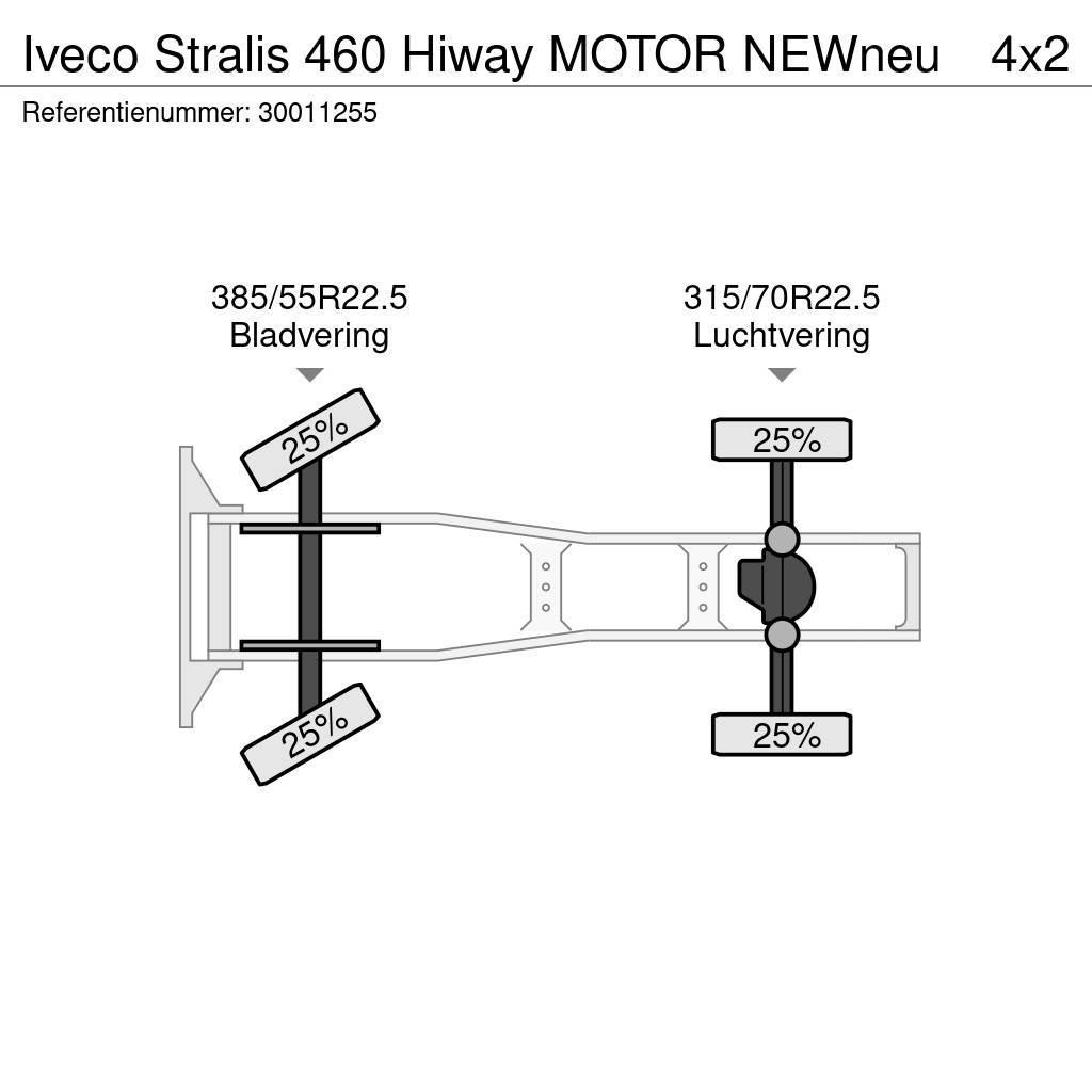 Iveco Stralis 460 Hiway MOTOR NEWneu Sadulveokid