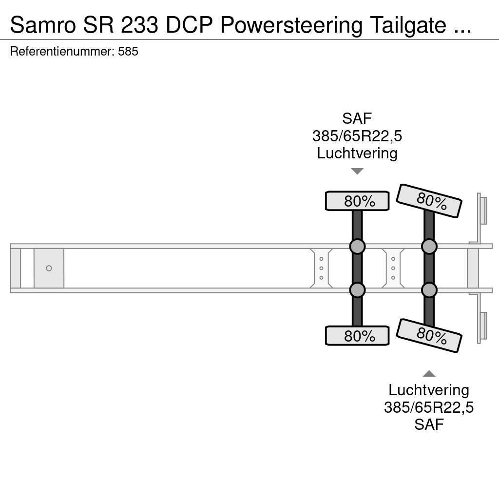 Samro SR 233 DCP Powersteering Tailgate NL Trailer! Furgoonpoolhaagised