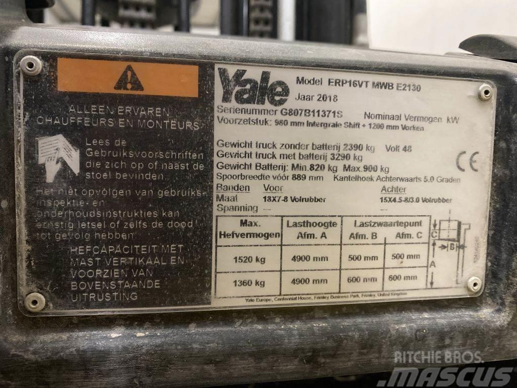 Yale ERP16VT Elektritõstukid