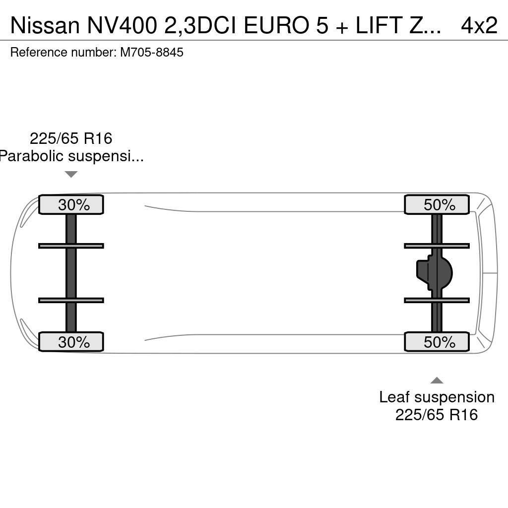 Nissan NV400 2,3DCI EURO 5 + LIFT ZEPRO 750 KG. Muu