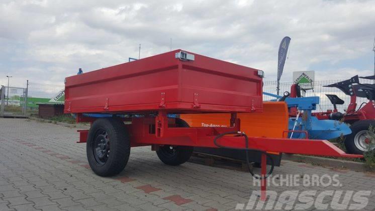 Top-Agro 3 sides tipping trailer, 1 axle, perfect price! Kallurhaagised
