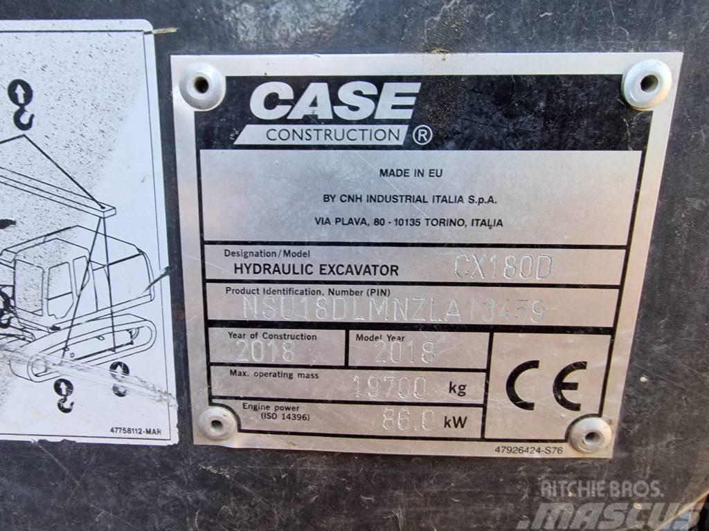 CASE CX 180 D Roomikekskavaatorid