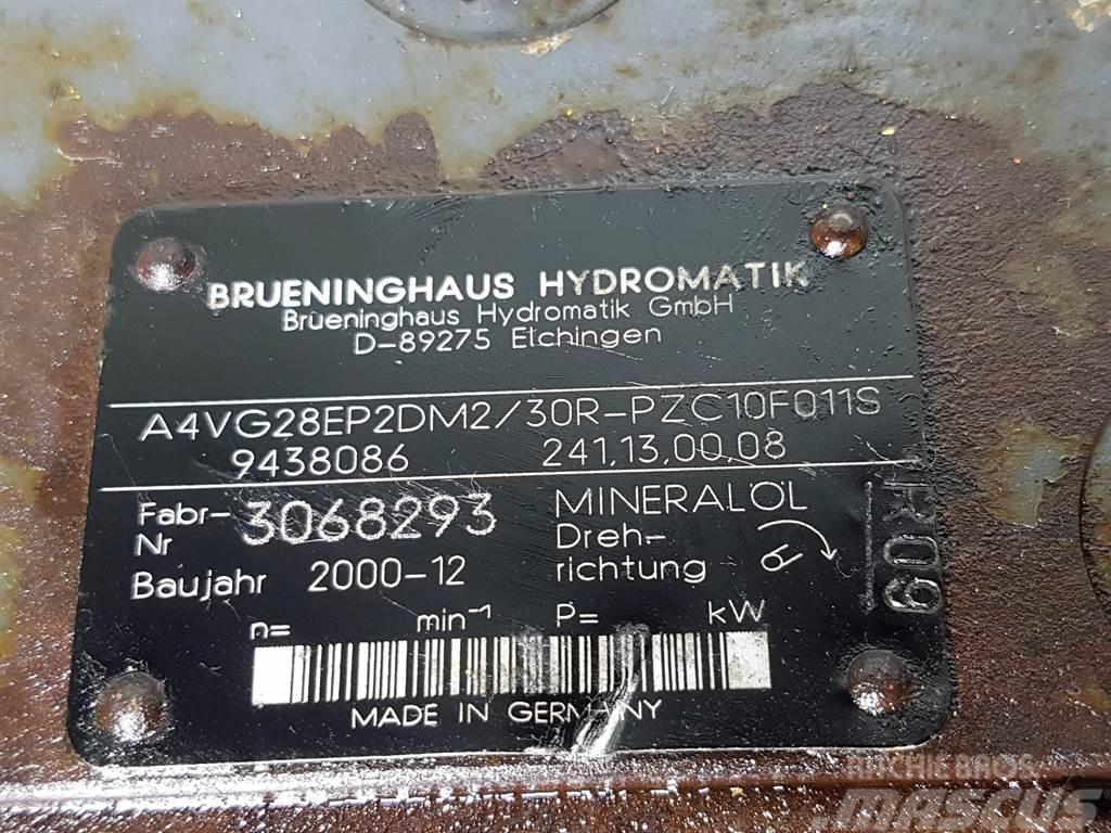 Brueninghaus Hydromatik A4VG28EP2DM2/30R-R909438086-Drive pump/Fahrpumpe Hüdraulika