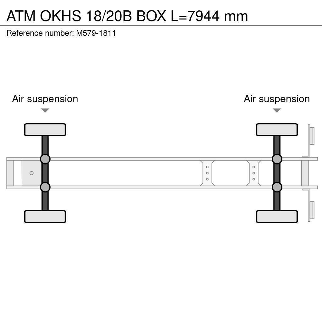 ATM OKHS 18/20B BOX L=7944 mm Kallur-poolhaagised