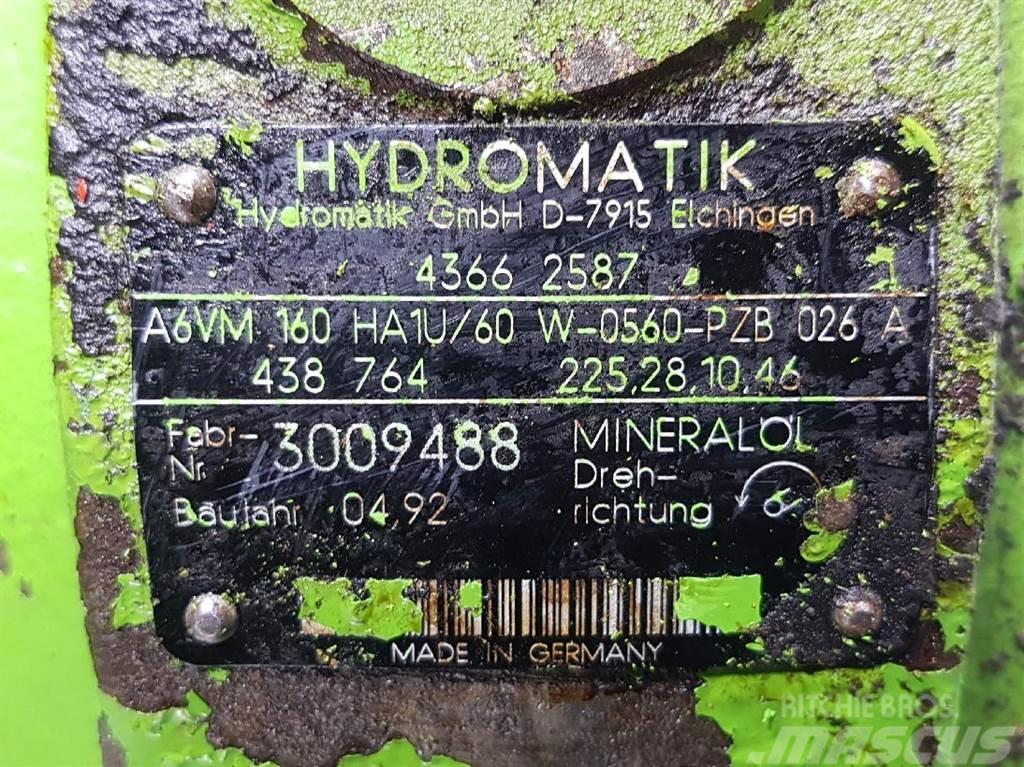 Hydromatik A6VM160HA1U/60W-R909438764-Drive motor/Fahrmotor Hüdraulika