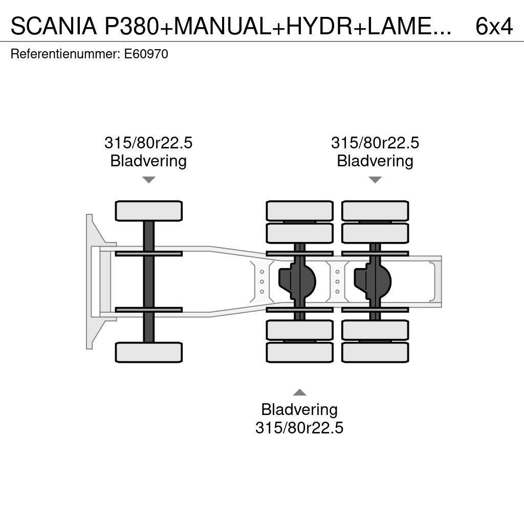 Scania P380+MANUAL+HYDR+LAMES/BLAD Sadulveokid