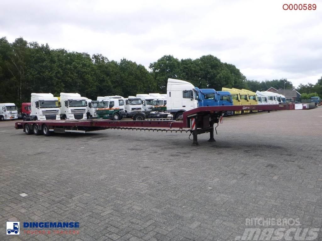 Nooteboom 3-axle semi-lowbed trailer extendable 14.5 m + ram Madelpoolhaagised