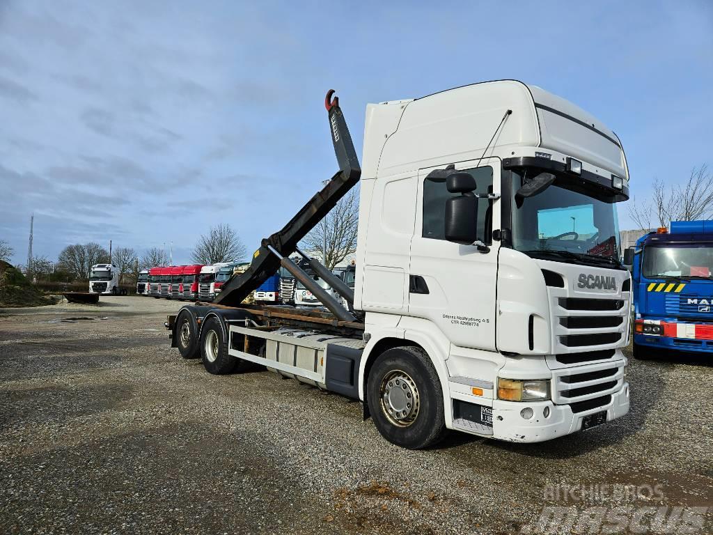Scania R440 6x2/4 - Abrollkipper - with hook and retarder Konksliftveokid