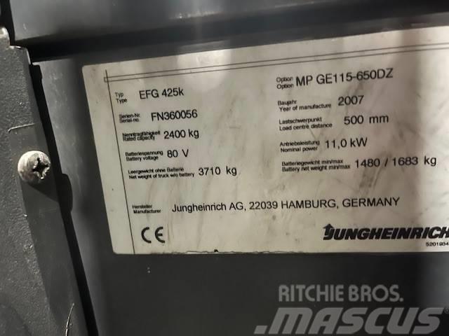 Jungheinrich EFG 425 K Elektritõstukid